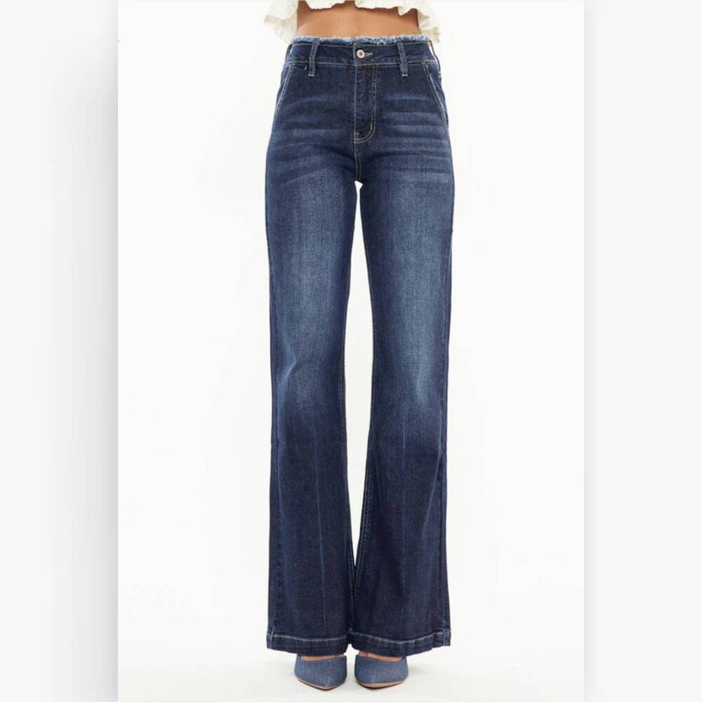 NEW EE:SOME in the meadow flare jeans in blue